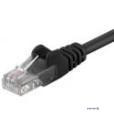 Patch cord RJ45 UTP6 7.5m, patch AWG24 D=5.8mm Gold Protect, black (75.06.8686-10)