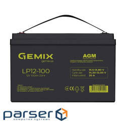 LP12-100 Gemix battery 12V 100Ah AGM black (LP12100)