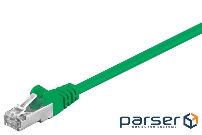 Патч-корд ФОЛЬГОВАНИХ RJ45 FTP5e 2.0m, patch AWG26 D = 5.5mm Gold Protect, зелений (75. (75.05.0181 2м )