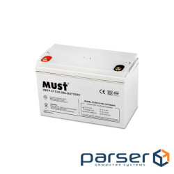 Акумуляторна батарея GEL Must FCDG12-100 12 V 100 Ah (330 x 220 x 170), 28 kg