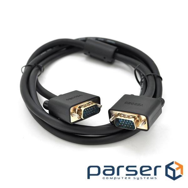 Кабель VEGGIEG VGA 1.5м Black (YT-VGA(M) (M)3+6VG-1.5) (YT-VGA(M)/(M)3+6VG-1.5)