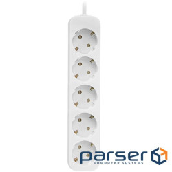Подовжувач DEFENDER E530 White, 5 розеток, 3м (992300)