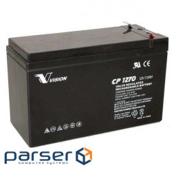 Accumulator battery Vision 12V 7AH AGM (CP1270A)