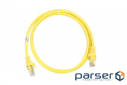 Patch cord 2E Cat 5e,UTP,RJ45, 26AWG ,7/0.16 CCA, 1.00 m, PVC,Yellow (2E-PC5ECA-100YLW)