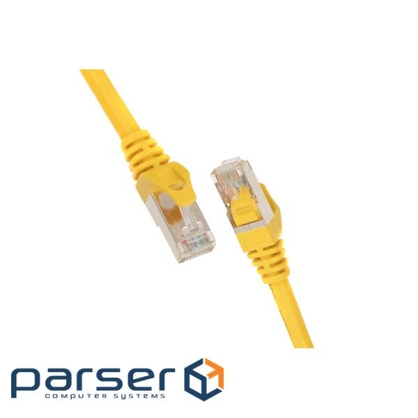Патч-корд 2E Cat 6, S-FTP екран обплетена фольга, RJ45, 4Х 2 27AWG ,7/0.14 Cu, (2E-PC6SFTPCOP-100YLW)