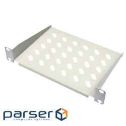Console shelf 10'', 160mm, 1U, gray (UA-SHC16-10-G)
