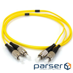 Патчкорд FC/UPC-FC/UPC SM 5м Duplex Slim (UPC-5FCFC(SM)D(ON)S)