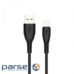 Кабель SkyDolphin S08L USB - Lightning (M/M), 1 м , Black (USB-000561)
