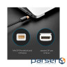 Кабель мультимедійний miniDisplayPort M to DisplayPort M 1.5m MD105 black Ugreen (10477)