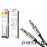 Cable BASEUS Yiven mini-jack 3.5 mm 0.5m Silver/Black (CAM30-AS1)