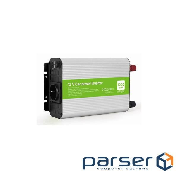 Автомобільний інвертор EnerGenie 12V/220V 1200 Вт (EG-PWC1200-01)