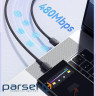 Дата кабель USB-C to USB-C 2.0m 100W blue Essager (EXCTT1-WLA03-P)