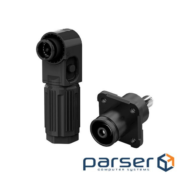 Комплект роз&apos,ємів для АКБ (тато+мама), SRDB-300С, 300А, 1500V, IP67, Black , 1500V, IP67, Black