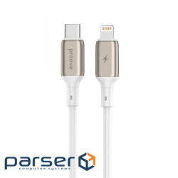 Кабель Proove Flex Metal Type-C to Lightning 27W (1m) white (CCFM27002102)