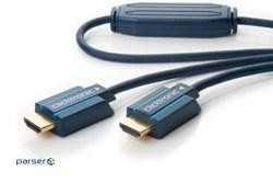 Кабель монітора-сигнальний Click Tronic HDMI M/M 30.0m, HS+HEC+ARC 1080p (75.07.0089-1)