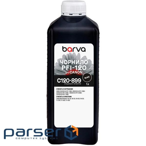 Чорнило Barva Canon PFI-120/710 1л BK pigmented (C120-899)