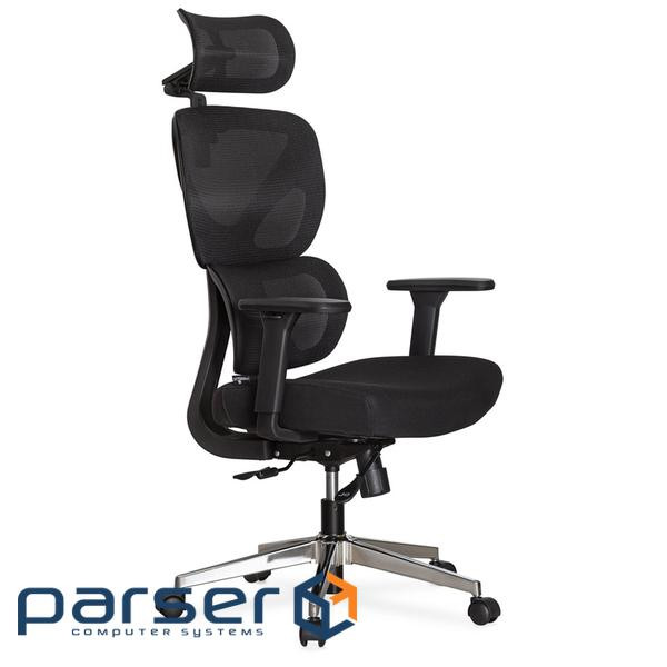 Офісне крісло Mealux D1 Air Fabric Black (HF-D1 F/B)