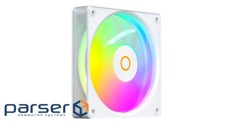 Корпусний вентилятор 120MM GAMMA F12 ELITE WH ARGB (GAMMA-F12-WH1AM00E-GL) OCYPUS