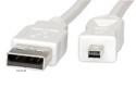 Cable devices Roline (Swiss) USB2.0 A->mini 4p M/ M 1.8m, Fuji (11.02.8418-20)
