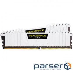 Набір пам'яті DDR4 2x16GB/3200 Corsair Vengeance LPX White (CMK32GX4M2E3200C16W)
