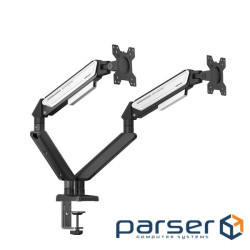 Настільне кріплення для монітора Anda Seat Stealth II Duo 17-32 Black & White (AD-W-A6D-2S-BW)