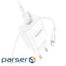 Зарядний пристрій BOROFONE BA81A USB-C PD20W + cable USB-C to Lightning White (6941991108198)