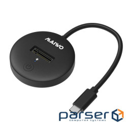 Док-станція для накопичувачів Maiwo M.2 NVMe/SATA SSD to USB3.2 Gen2 USB-C 10Gbps (K1698P2)