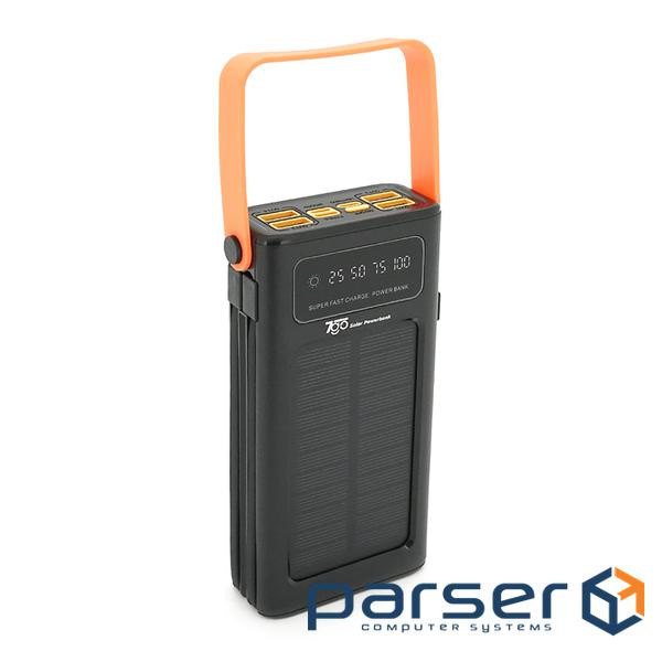 Powerbank 7GO GPW-02 20000mAh, Solar, Li-pol, Вход:Type-C, Выходы: 2xUSB Type-C, 4xUSB Type-A, кабел