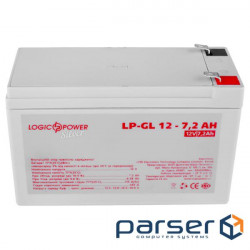 Акумуляторна батарея LOGICPOWER LP-GL 12 - 7.2 AH (12В, 7.2Ач) (2333)