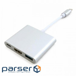 Порт-реплікатор EXTRADIGITAL USB Type-C to HDMI/ USB 3.0/ Type-C (0.15m) (KBH1691)