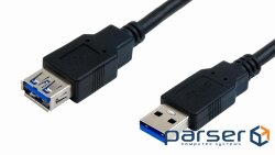 Gutbay extension cable USB3.0 A M/F 5.0m, AWG28 3xShielding Cu (78.01.2942-1)