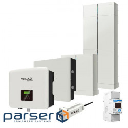 Solax 6.3 kit: 7.5kW single-phase hybrid inverter with 9.3kWh battery (21298)