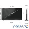 Телевізор SHARP 50" QLED 4K 4T-C50HP5265EB