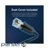 Патч-корд 0.5м, S/FTP cat 8 RJ-45 black Vention (IKKBD)