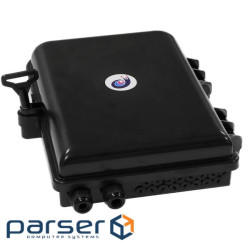 Distributive street optical boxing, IP65 / 54, 2 inputs, 16 outputs, under 16xSC Simplex (CMS-FOBD-16BK)