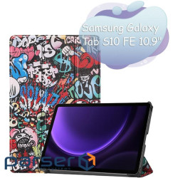 Чохол до планшета BeCover Smart Case Samsung Galaxy Tab S10 FE (SM-X520/SM-X526) 10.9" Graffiti (713285)