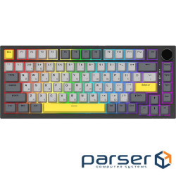 Дротова механічна клавіатура Ajazz AK820 Sea Salt Switch Black (AK820-SS-BGY)