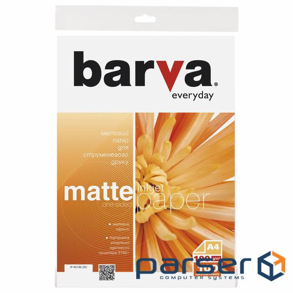 Фотопапір Barva A4 Everyday matted 190г 100с (IP-AE190-292)