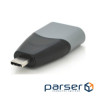 Перехідник Type-C (тато) / Display Port(мама), Black-gray (YT-A-Type-C(M) / DP(F)) ), Black-gray (YT-A-Type-C(M) / DP(F))