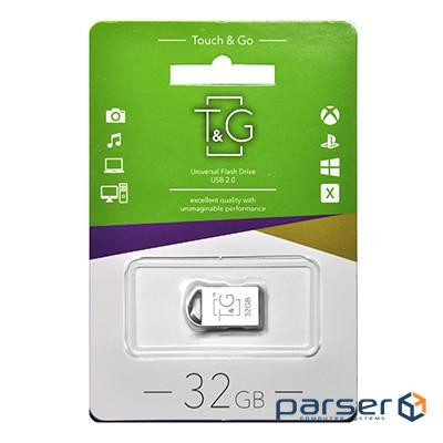 Флеш-накопичувач USB 32GB T&G 107 Metal Series Silver (TG107-32G)