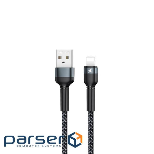 Кабель Remax Jany USB 2.0 to Lightning 2.4A 1M Чорний (RC-124i) (RC-124i Black)