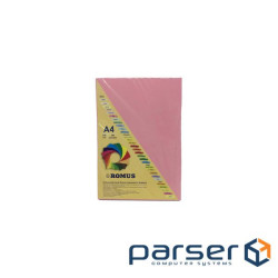 Папір Romus A4 160 г/м2 100sh Pink (R50621)