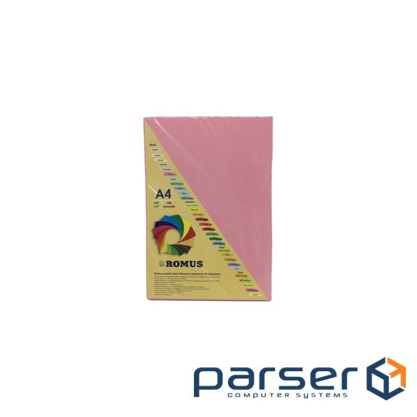 Папір Romus A4 160 г/м2 100sh Pink (R50621)