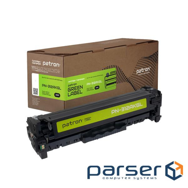 Картридж Patron HP 312A (CF380A) Green Label, black (PN-312AKGL)