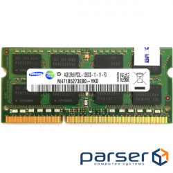 Memory module SAMSUNG SO-DIMM DDR3 1600MHz 4GB (M471B5273EB0-YK0)