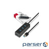 Хаб AXAGON HUE-S2BL USB3.0 CHARGING hub, .2m Cable, MicroUSB Charging, Black