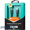 Дата кабель USB-C to Lightning 1.2m MFI Black Canyon (CNS-MFIC4B)