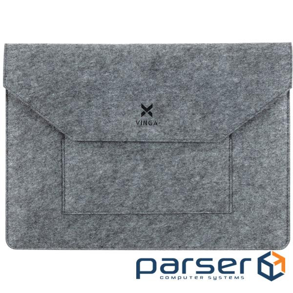 Чохол до ноутбука Vinga 15.6" NSF150 Envelope Gray (NSF150EGY)