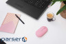 Миша Trust Puck Rechargeable Ultra-Thin BT WL Silent Pink (24125)