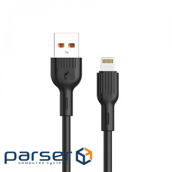 Кабель SkyDolphin S03L USB - Lightning (M/M), 1 м , Black (USB-000416)